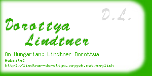 dorottya lindtner business card